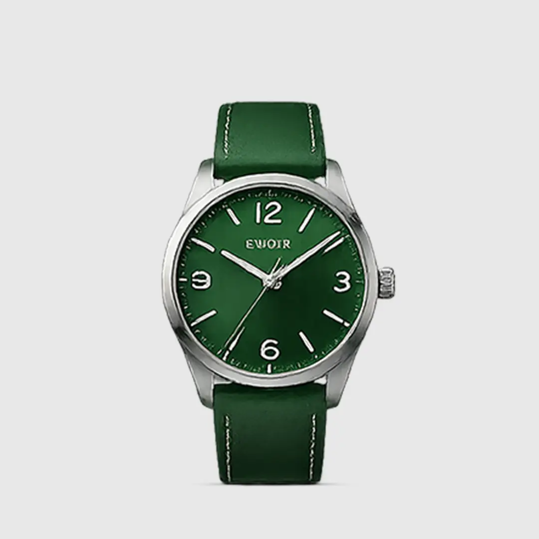 ساعة Evoir رجالية خضراء بلمسة عصرية | تصميم أنيق وفاخر